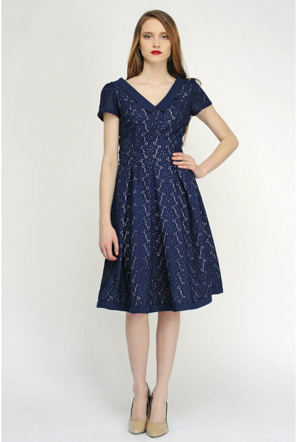 Платье Stella Di Mare 517-16-т.синий