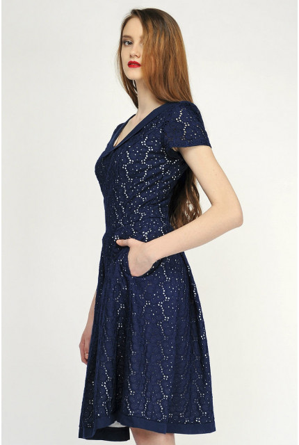 Платье Stella Di Mare 517-16-т.синий