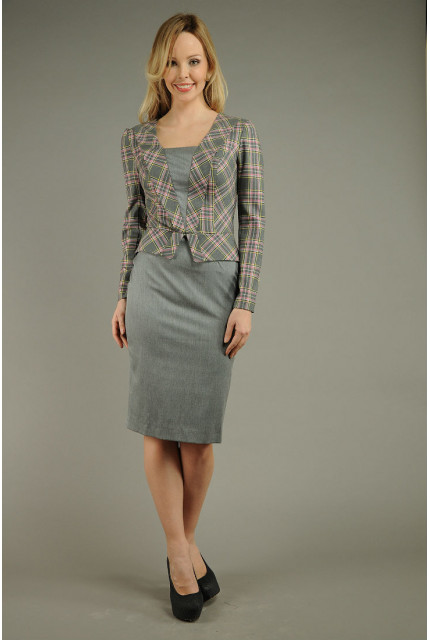 Платье Stella Di Mare 566-12-серый