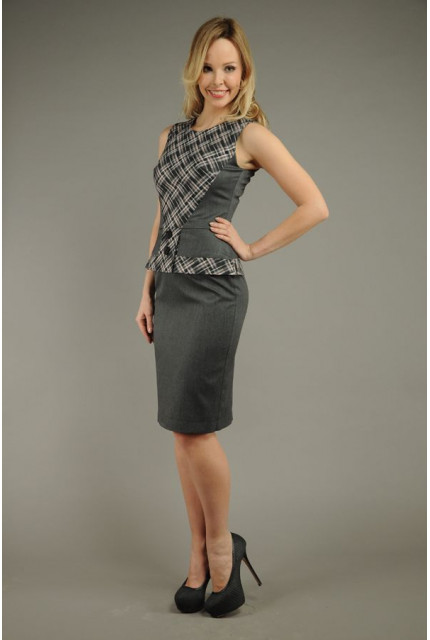 Платье Stella Di Mare 596-12-серый