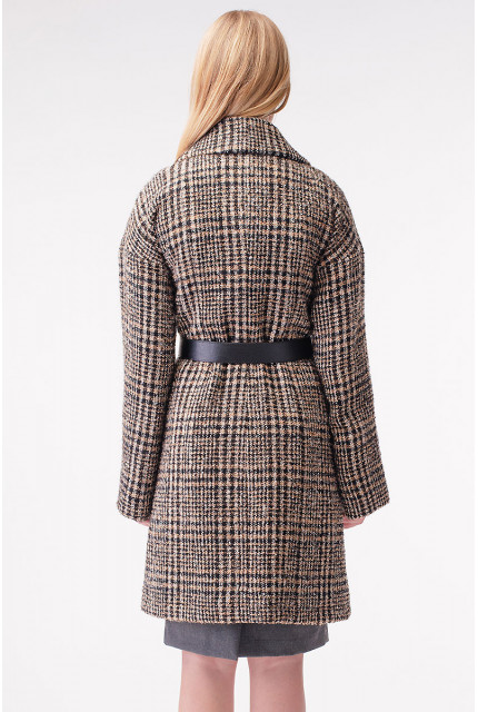 Пальто Stella Di Mare 70500-15-шоколад