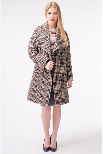 Пальто Stella Di Mare 70500-15-шоколад