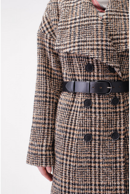 Пальто Stella Di Mare 70500-15-шоколад