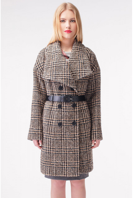 Пальто Stella Di Mare 70500-15-шоколад