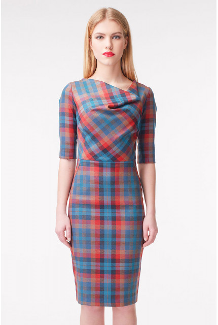 Платье Stella Di Mare 832-17-клетка