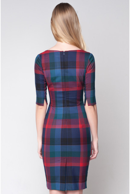 Платье Stella Di Mare 832-17-зел.клетка