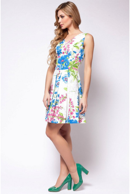 Платье Stella Di Mare 907-14-голубой