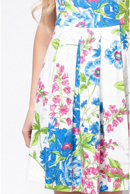 Платье Stella Di Mare 907-14-голубой