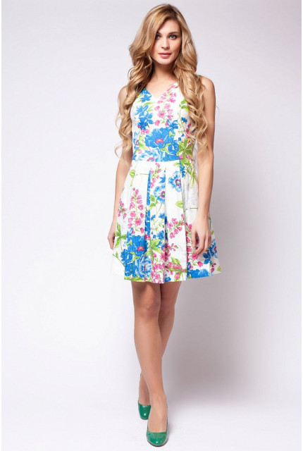 Платье Stella Di Mare 907-14-голубой