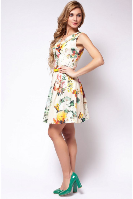 Платье Stella Di Mare 907-14-желтый