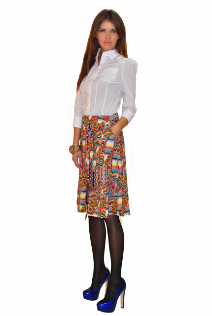 Юбка TAU KITA 1131-korichnevyi