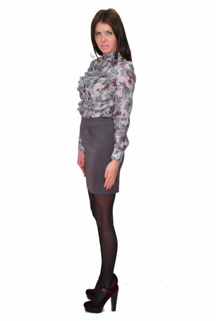 Юбка TAU KITA 198-1-grey