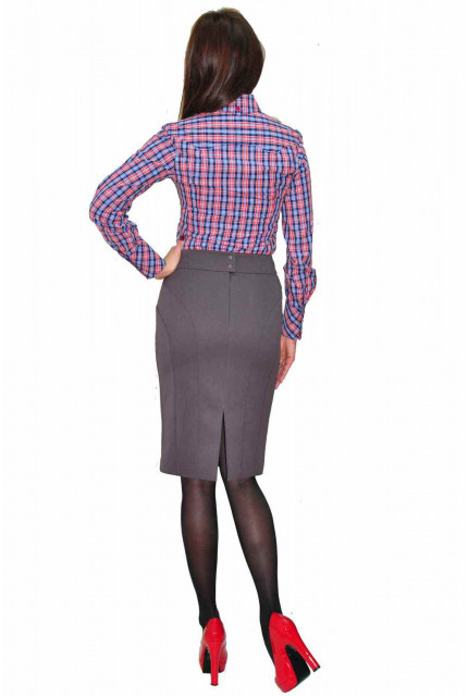 Юбка TAU KITA 198-2-grey