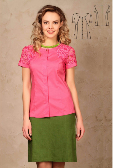 Блуза Bravissimo 161100-розовый