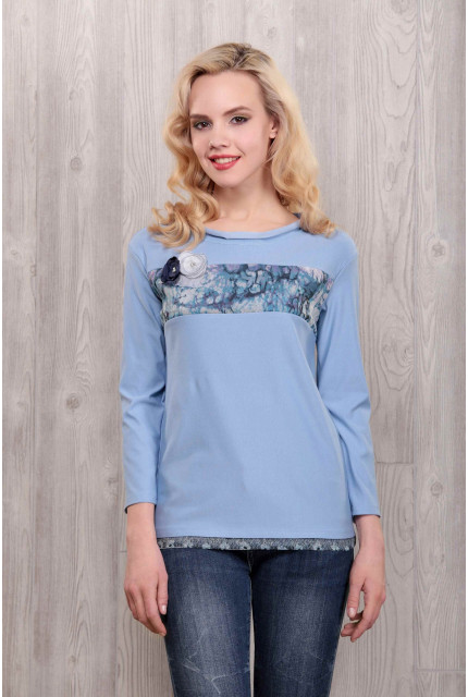 Блуза Bravissimo 161110-голубой