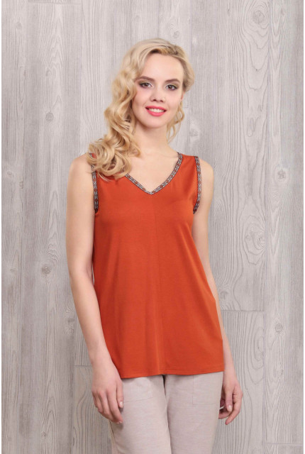 Блуза Bravissimo 161114-терракотовый