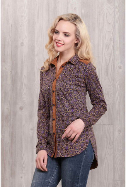 Блуза Bravissimo 161125-фиолетовый