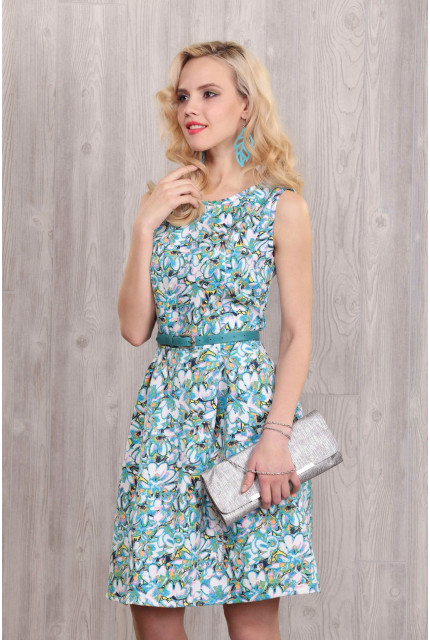 Платье Bravissimo 161505-голубой