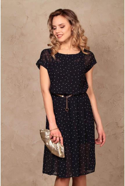 Платье Bravissimo 161524-синийвгорошек