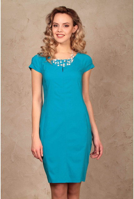 Платье Bravissimo 161531-голубой