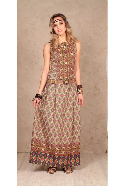 Платье Bravissimo 161537-сине-розовый