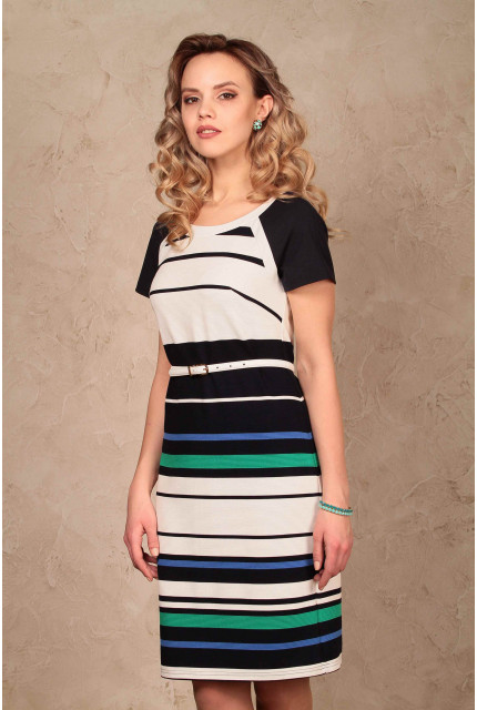 Платье Bravissimo 161539-бирюзово-синий