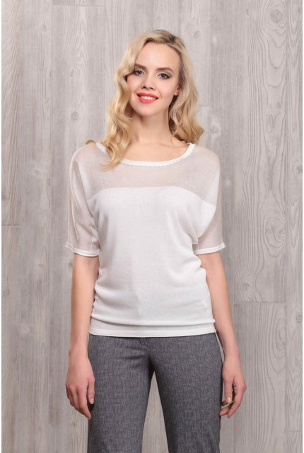 Джемпер Bravissimo 161903-молочный