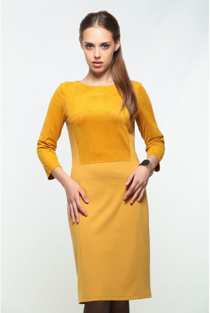 Платье Bravissimo 162536-желтый