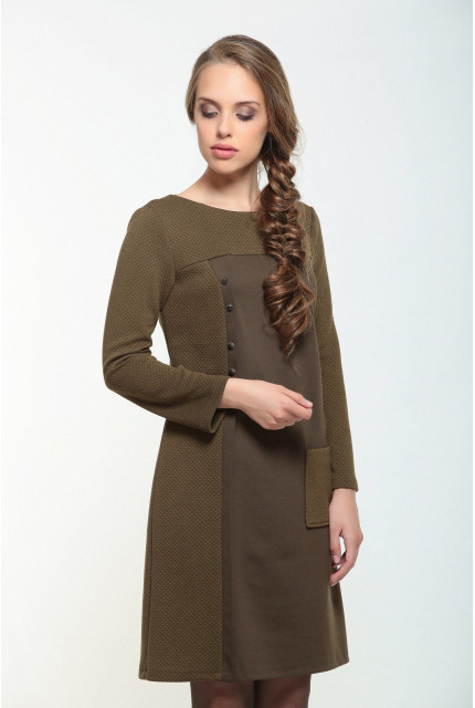 Платье Bravissimo 162537-хаки