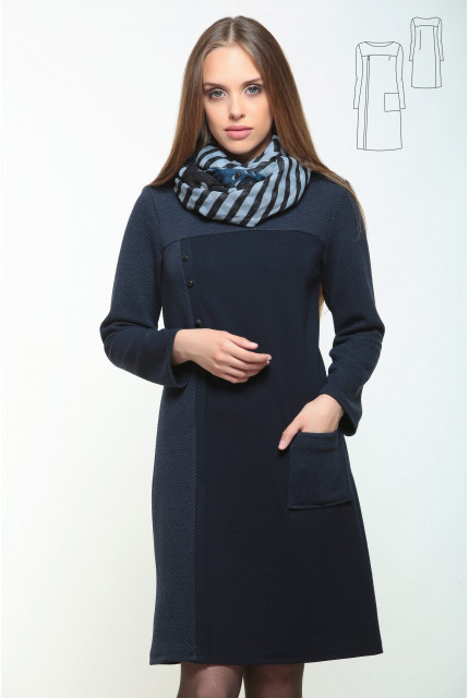 Платье Bravissimo 162537-синий