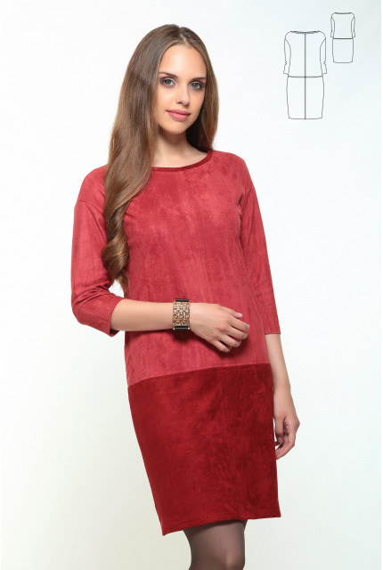 Платье Bravissimo 162541-терракот