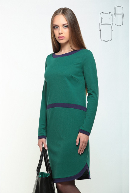 Платье Bravissimo 162545-зеленый
