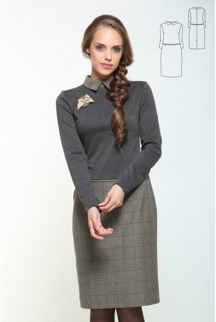 Платье Bravissimo 162549-бежевый