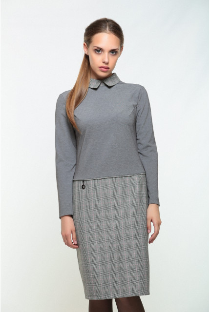 Платье Bravissimo 162549-серый