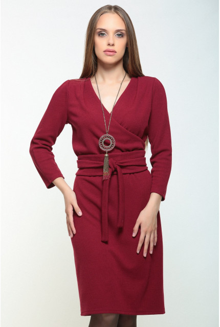 Платье Bravissimo 162558-бордовый