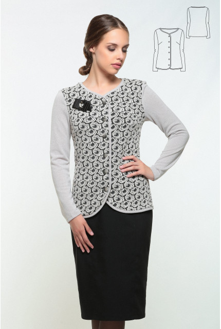 Жакет Bravissimo 162657-бежевый