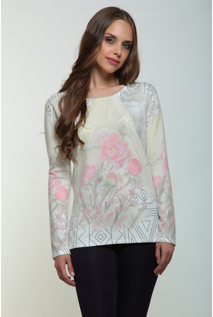 Свитер Bravissimo 162933-цветной принт