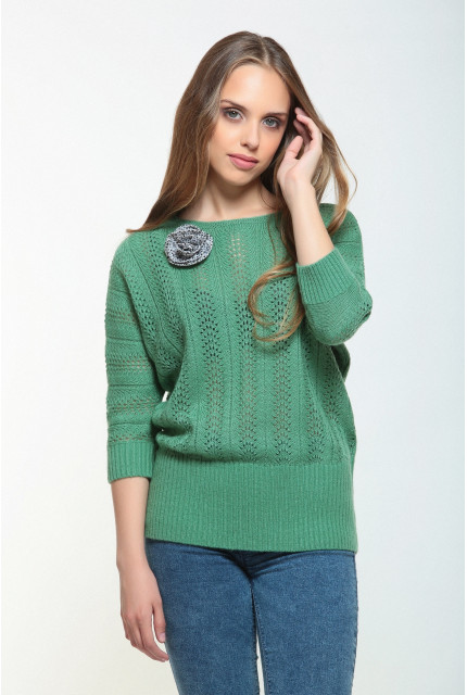 Джемпер Bravissimo 162938-зеленый