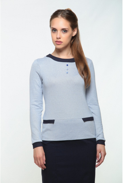 Джемпер Bravissimo 162956-жемчужный