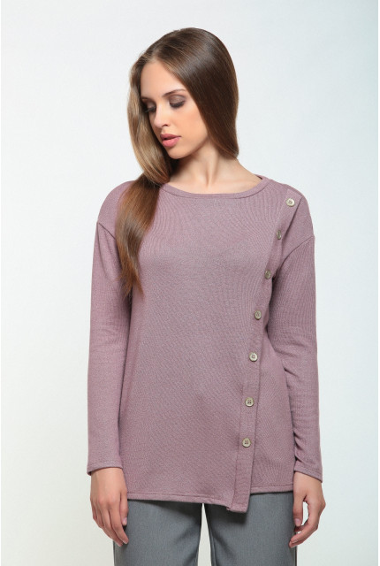 Джемпер Bravissimo 162959-серо-розовый