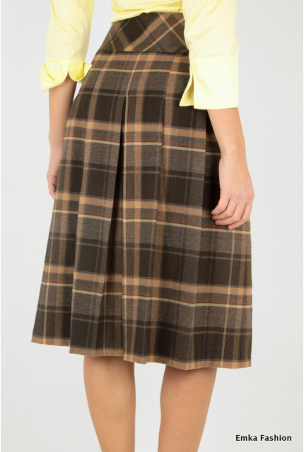 Юбка Emka Fashion 219-70-maroon