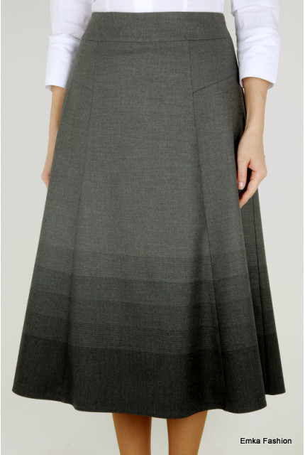 Юбка Emka Fashion 411-bermuda-gray