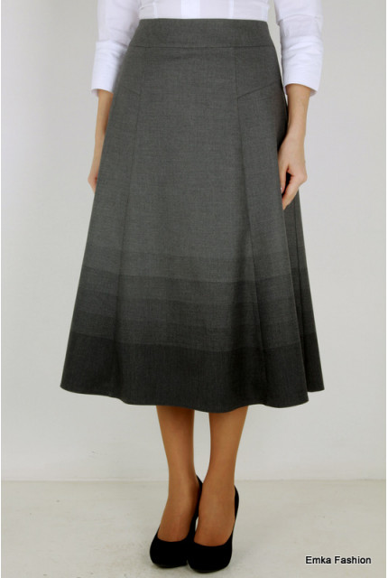 Юбка Emka Fashion 411-bermuda-gray