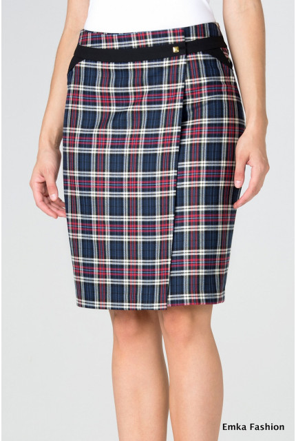 Юбка Emka Fashion 445-brauna