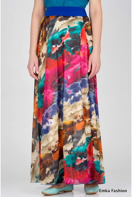 Юбка Emka Fashion 460-maroon