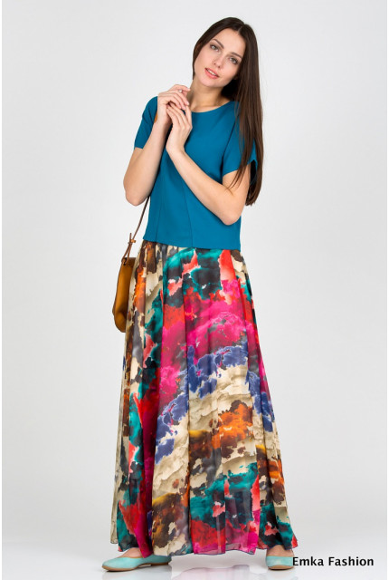 Юбка Emka Fashion 460-maroon