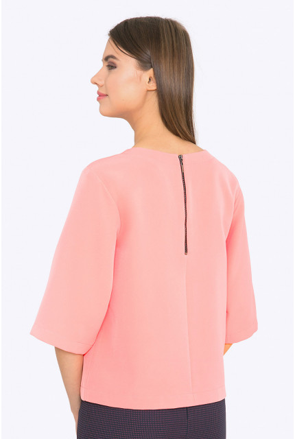 Блуза Emka Fashion B2239-flamingo