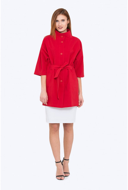 Пальто Emka Fashion R-003-kirmizi