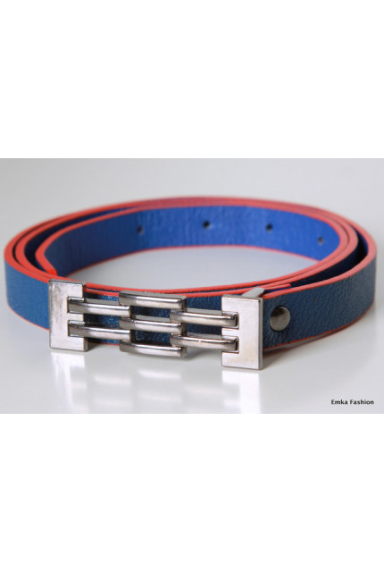 Ремень Emka Fashion R-blue-red