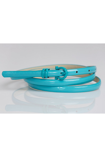 Ремень Emka Fashion R-темно-голубой-глянец